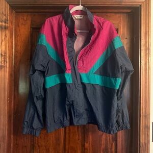 Vintage Colorblock Windbreaker Jacket circa early 1990s